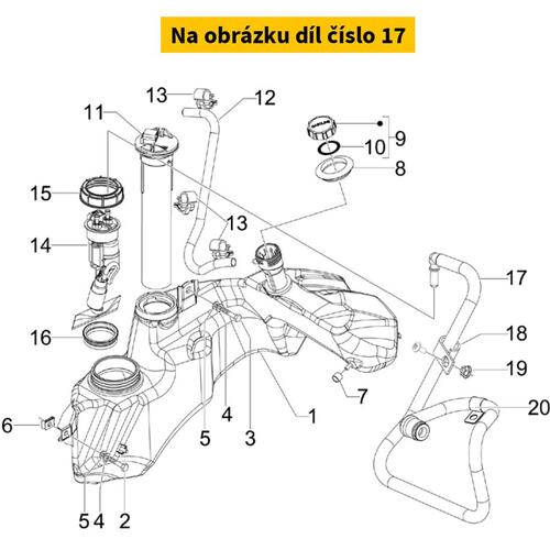 Comp.Delivery Fuel Pipe With Connections 654222