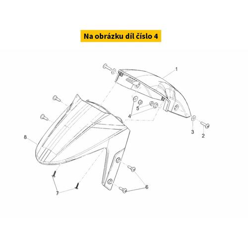 Control Headlight Spacer 654301