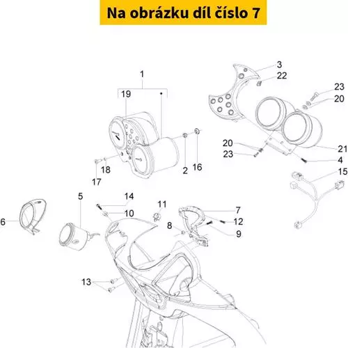 Bracket For Assembly Fuel Meter 654343