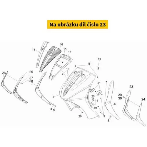 Left Shield Flap 655101