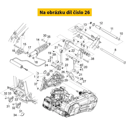 Fixing Left Sprag Bracket 667803