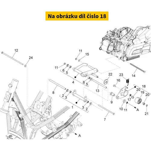 Silentbloc Support Bracket Assy 668199