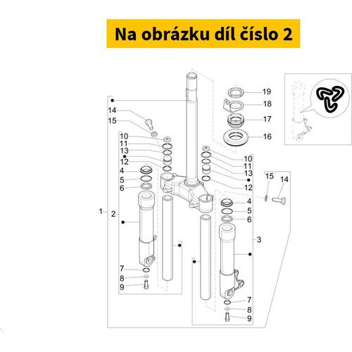 Right Outer Tube( Kayaba-Wuxi Top Comp.) 669005