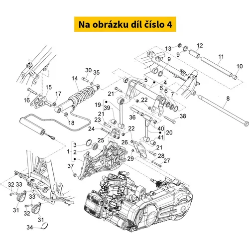 Rear Suspension Wishbone Assy 669245