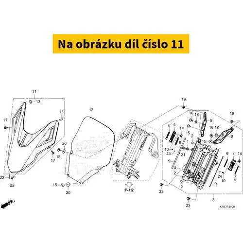 VISOR SET, FR. (WL) *NH10 67100K1BD00ZA