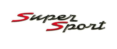 Emblem Supersport Chrome (117x25mm) 672062