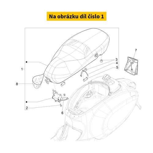 Buddyseat 125-150 2017 Dark Brown 67363300D1