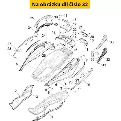 Rear Left Lower Handle 67421460M8