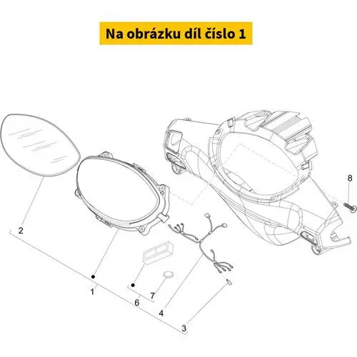 Speedometer New Fly 3v Lem 680035