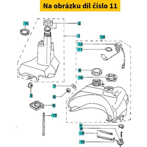 Fuel Gauge Gasket 34-44-5.5 705134