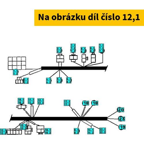 Male Multi-Couplers 5 Circuits 711955