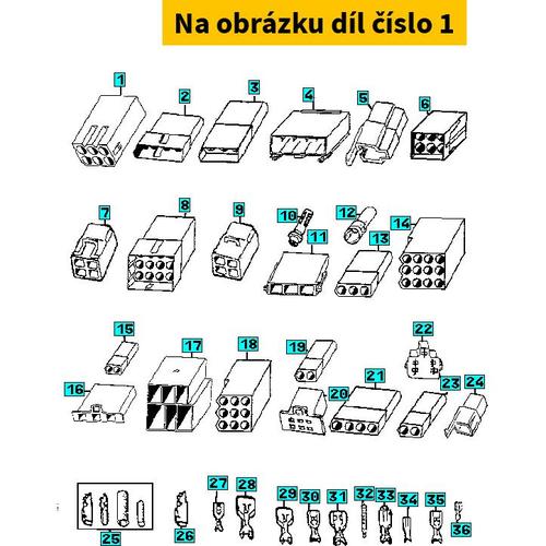 6 Ways Female Connector 727258