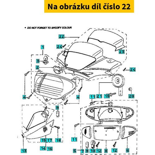 Headlight Fairing (Painted) 733315VK