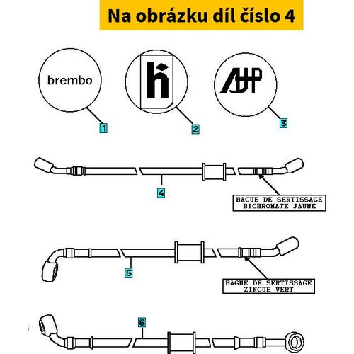 Hydraulic Hose Set(Mark Yellow 733640