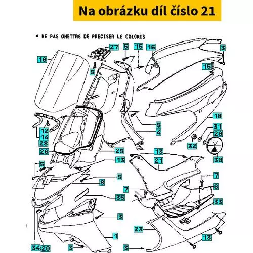 Rh Floor Board (Painted) 735218BE