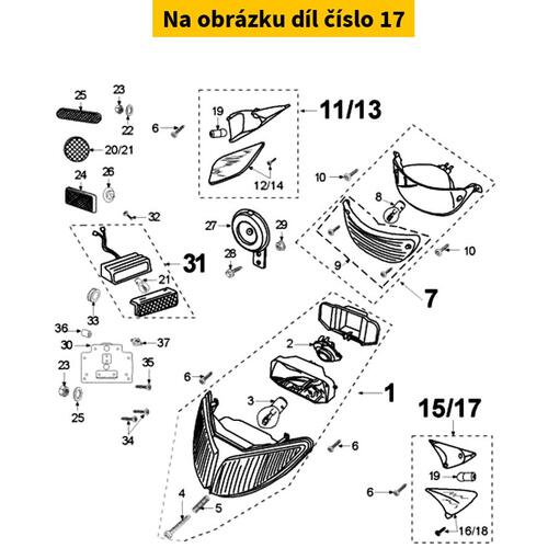 Lh. Front Blinker 737058