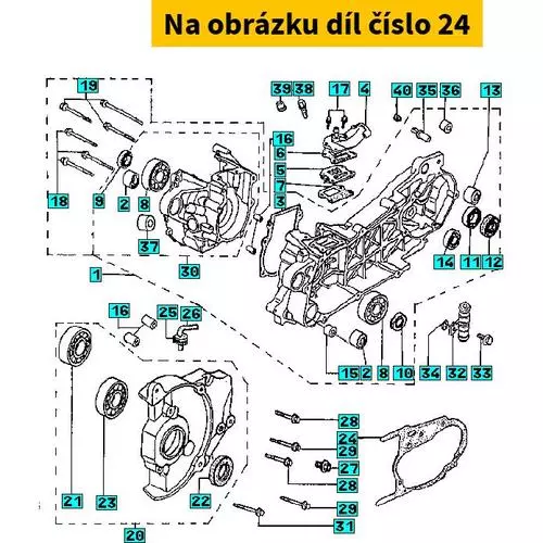 Crankcase Gasket 737849