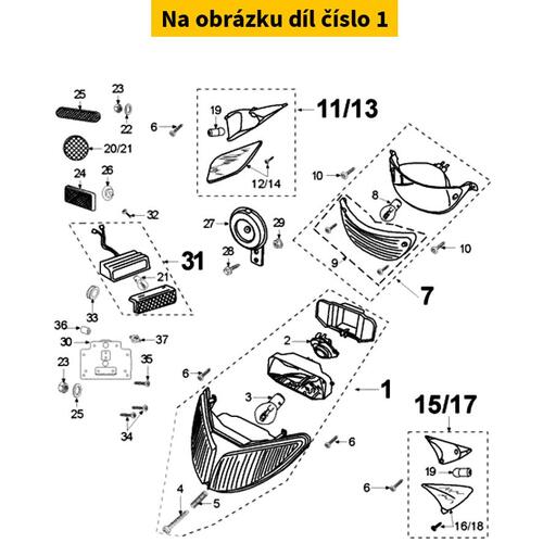 Headlight 740684