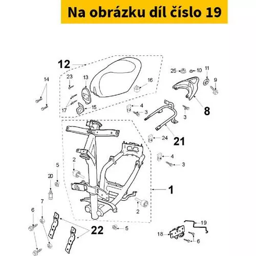 Saddle Lock Cable 743524