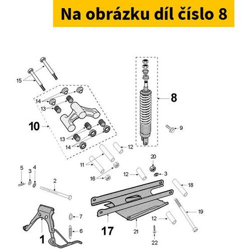 Rear Shock Absorber 745291BL