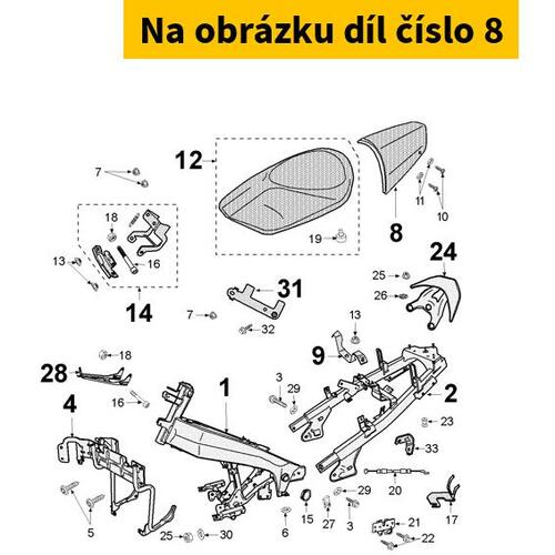 Seat Black 748197N