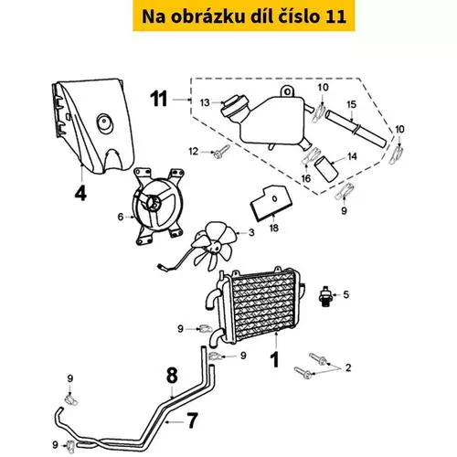 Watertank With Connecting Hose 749263