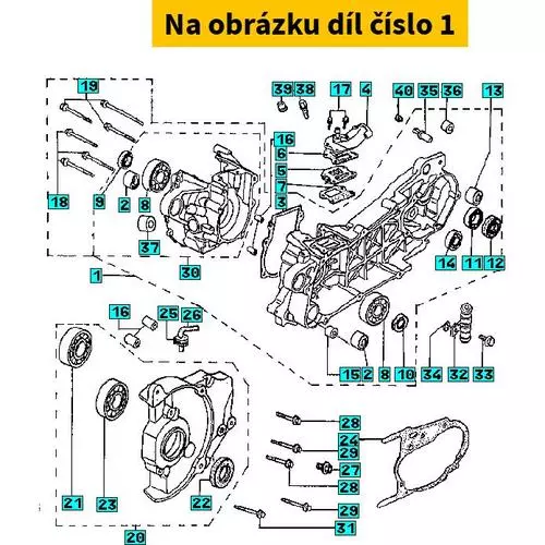 Crankcase Assy 753002