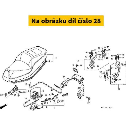 ZAJISTOVACI PLECH 75581KEY900