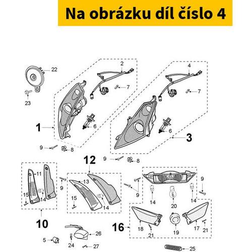 Front Left Harness 756635