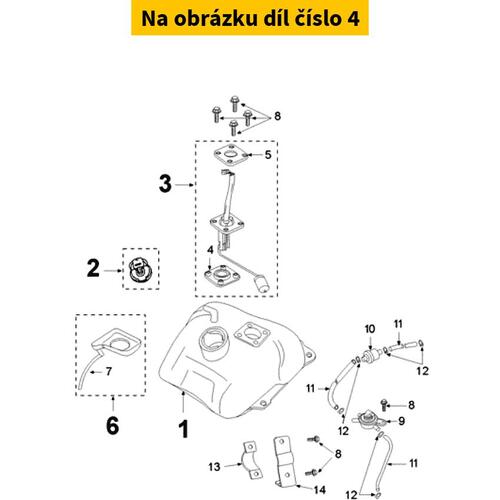 Fuel Gauge Gasket 759404