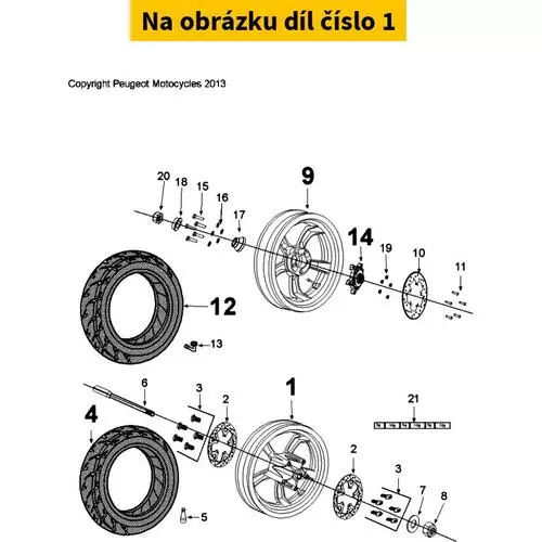 Front Wheel 3.5x14 770516UN