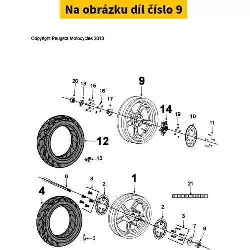 Rear Wheel 4,5x14 771191N