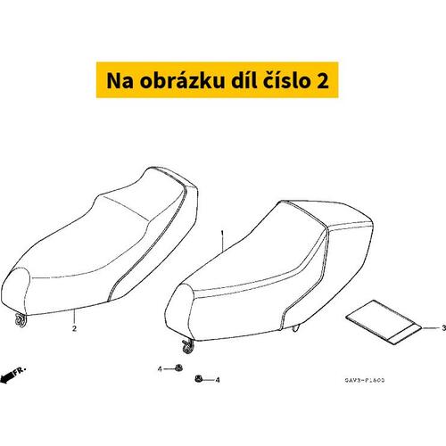 DOUBLE SEAT ASSY 77200KEET00HE