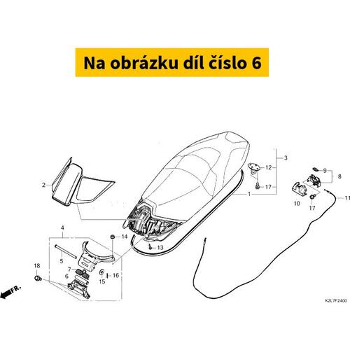 COLLAR, SEAT HINGE 77216K40F00