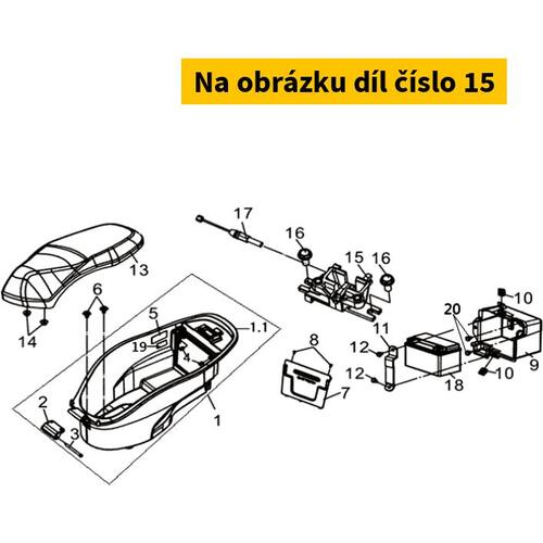 SEAT CATCH COMP 77230-FSA-000