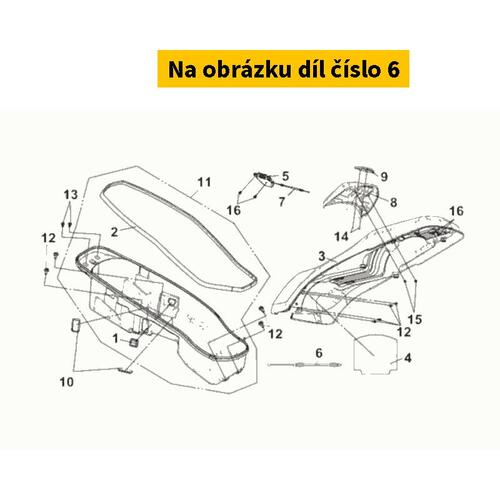 Seat Lock Cable 77240-L5B-000