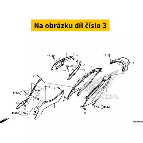 GRIP, L. RR. *NH303M* 77340K40F00ZA