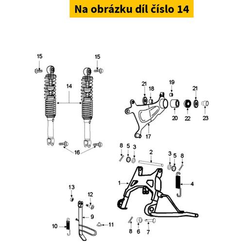 Rear Shock Absorber 776250