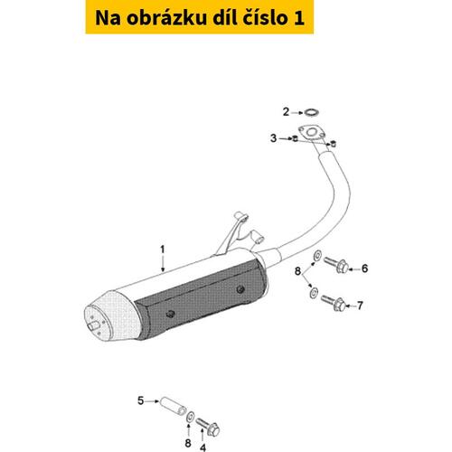 Exhaust PEUGEOT Vivacity 3 125 4T E2 2010-2017 777707