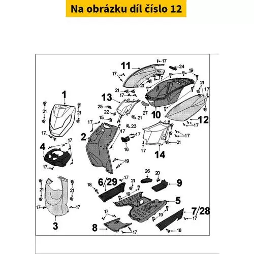 Motorscherm Links Achter Nympheo I1 779173I1