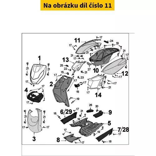 Motorscherm Rechts Achter Nympheo I1 779174I1