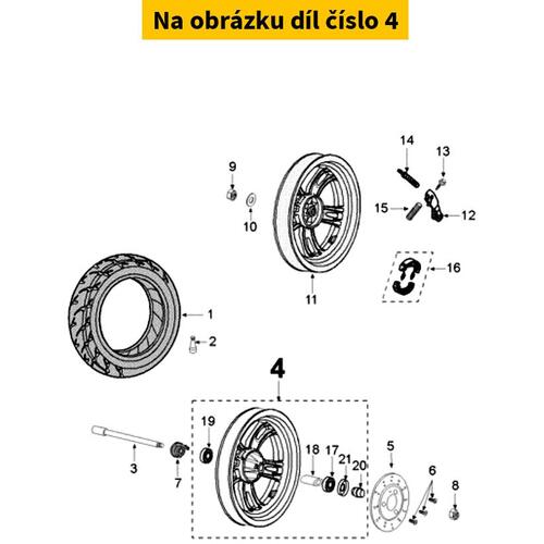 Roue Avant 2.5 X 12 Grey 784824B2