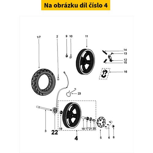 Front Wheel 3x10 785210N