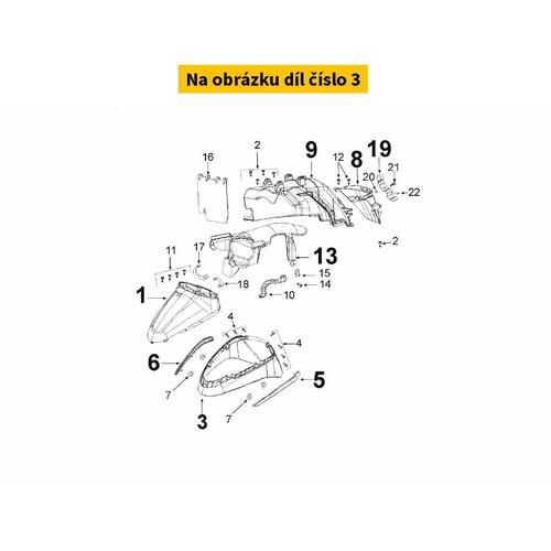 Lower Front Fender (G9) 787061G9