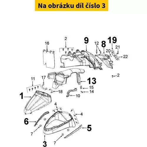 Lower Front Fender (I2) 787061I2