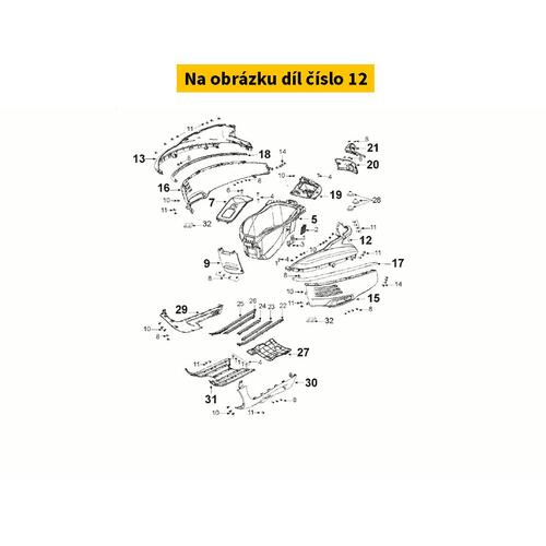 Upper Lh Rear Cover (G9) 787077G9