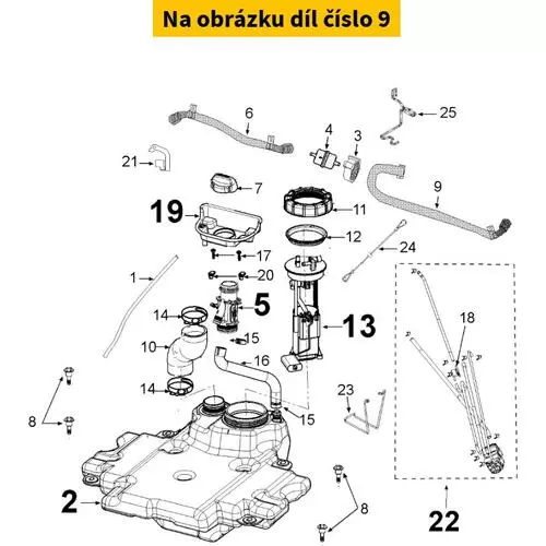 Durit Filtre / Injecteur 789761