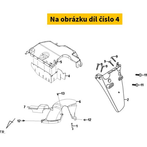 Splash Board Plate 80104-AAA-000