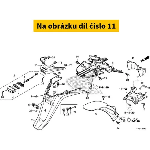 PLATE, SPLASH GUARD 80108K01900