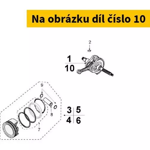 Crankshaft Repere 2 803475